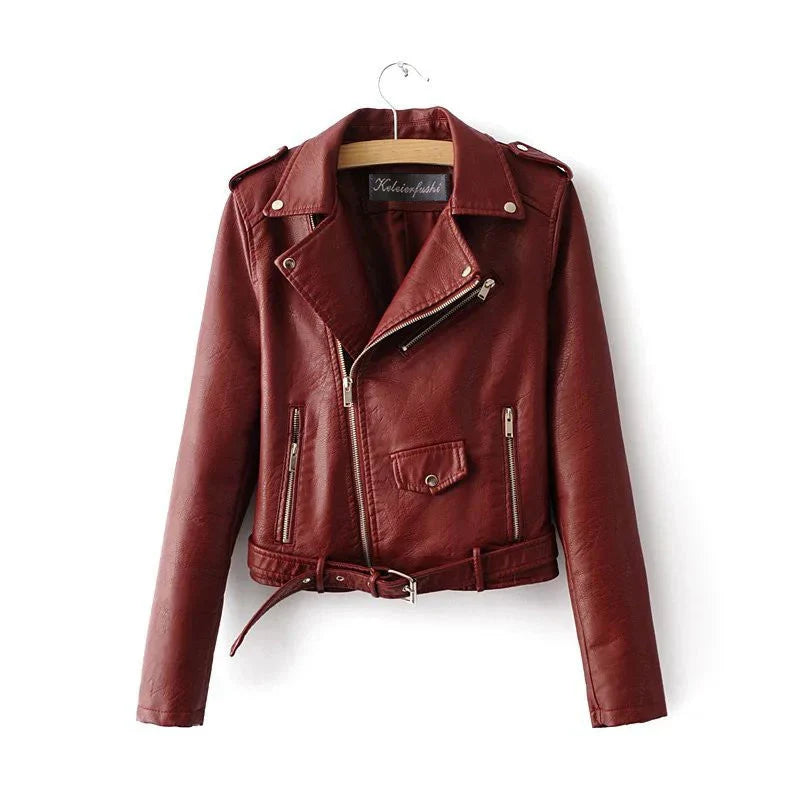Short zip jacket with zip pocket – women