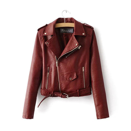 Short zip jacket with zip pocket – women