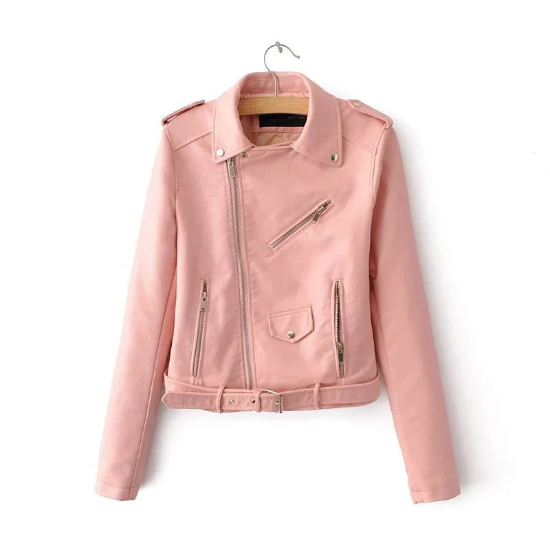 Short zip jacket with zip pocket – women