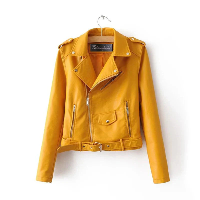 Short zip jacket with zip pocket – women