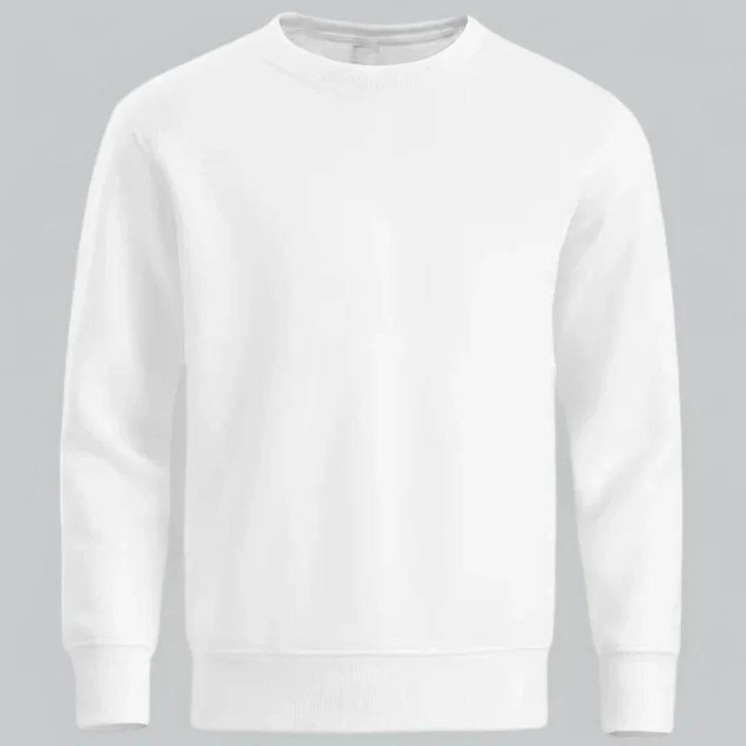 Men's crew neck long-sleeved sweatshirt – casual everyday look