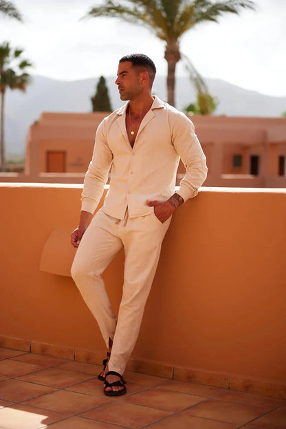 Friedrich classic linen shirt – men