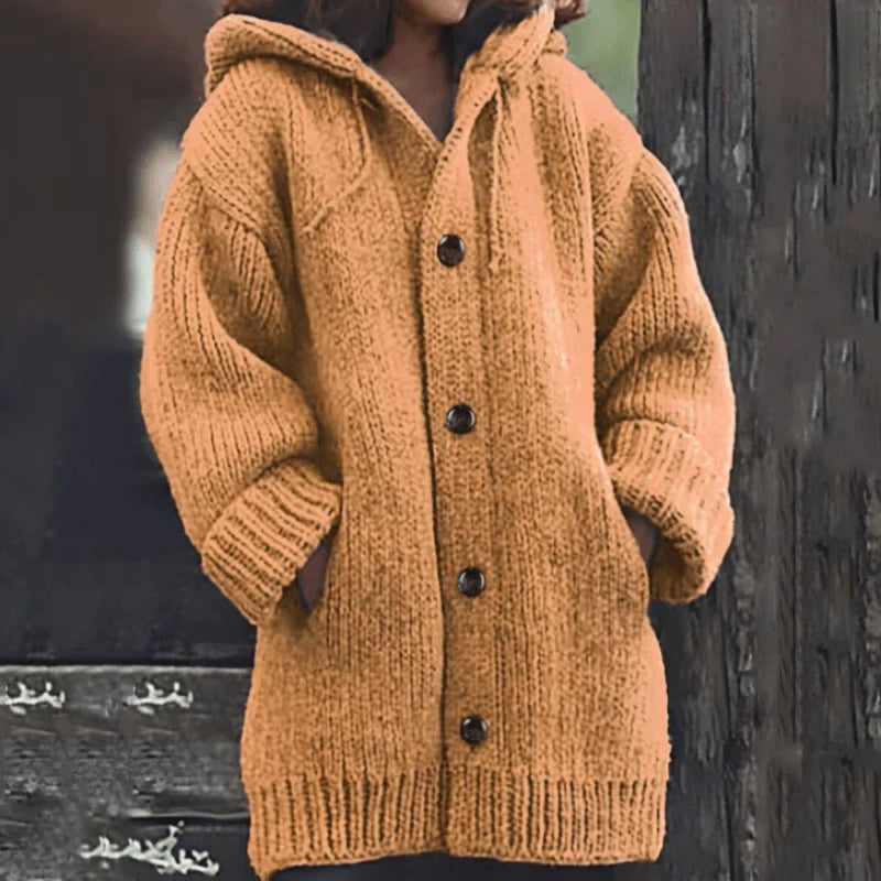Renzel warm knit cardigan – women