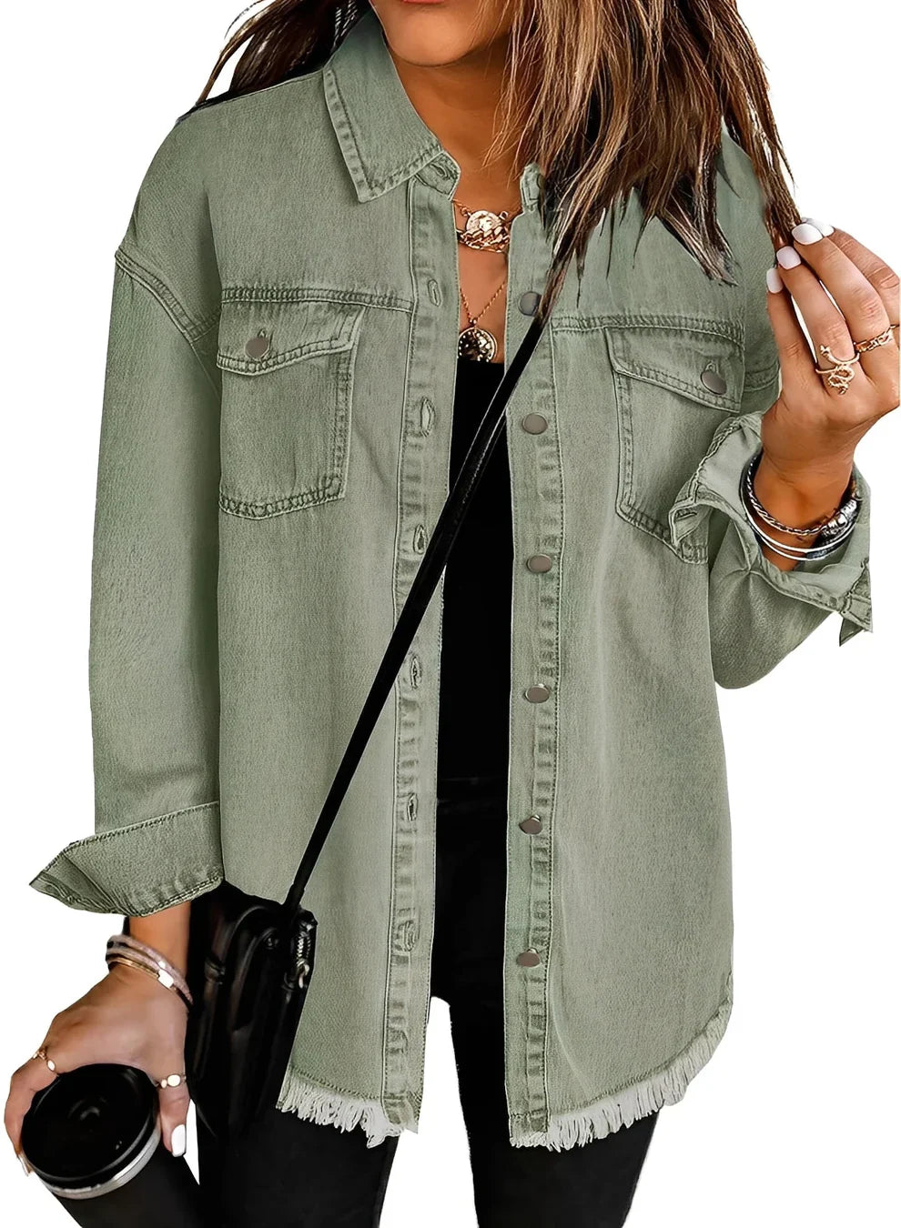 Deborah washed casual denim jacket – women