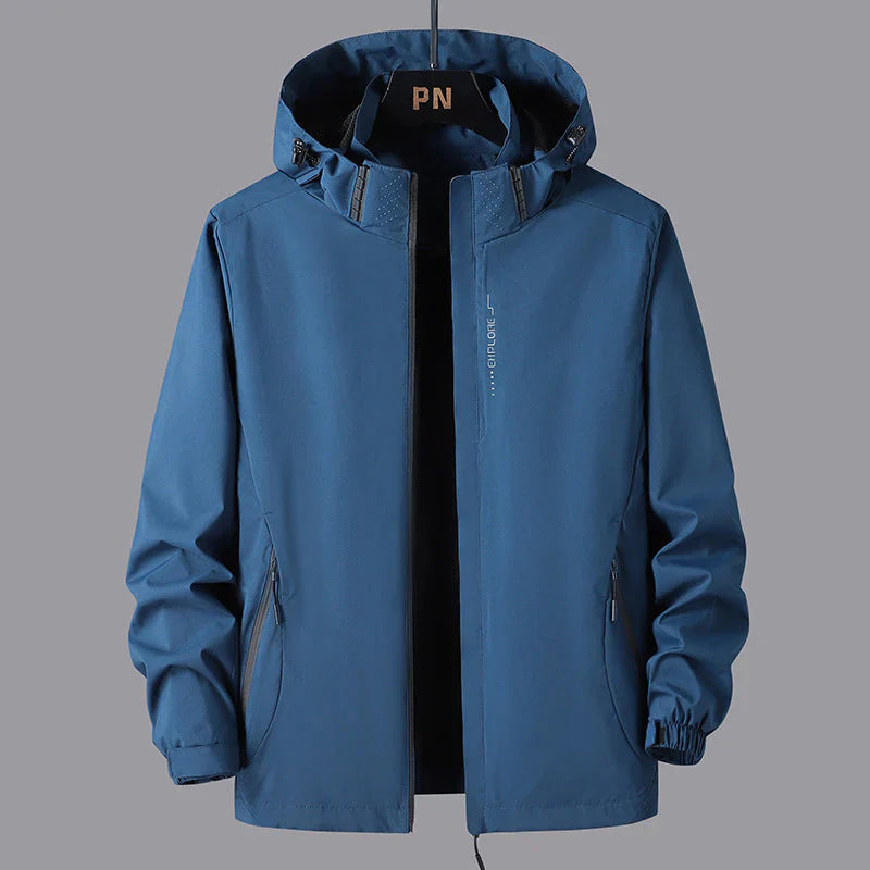 Reece stylish unisex shell jacket with hood – unisex