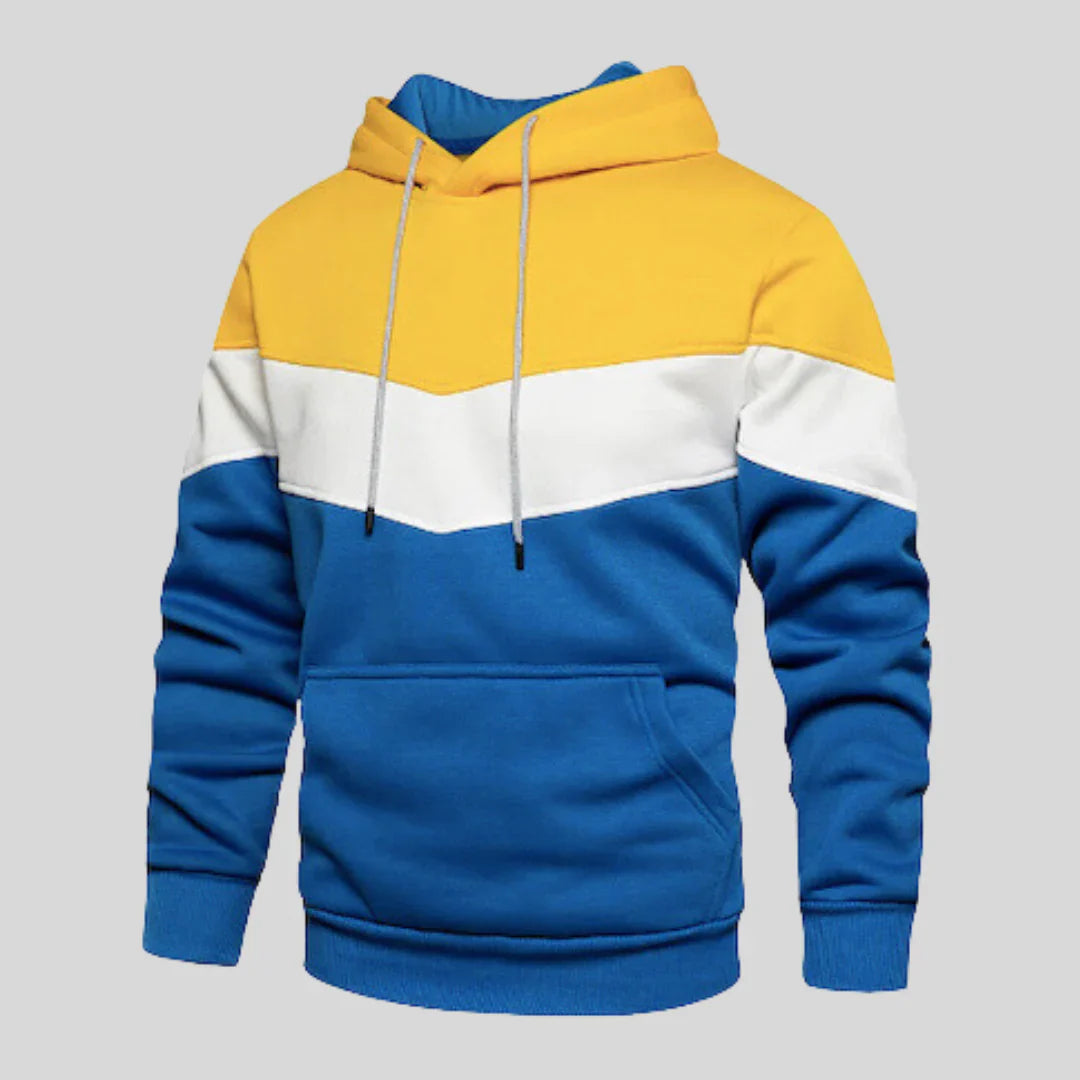 Paul patchwork knit sweater – men