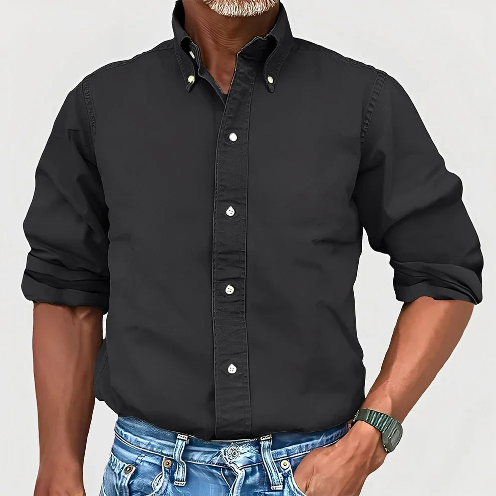 Micheal comfortable long-sleeve casual shirt – men
