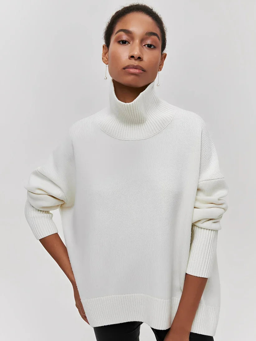 Marva stylish warm turtleneck sweater – women