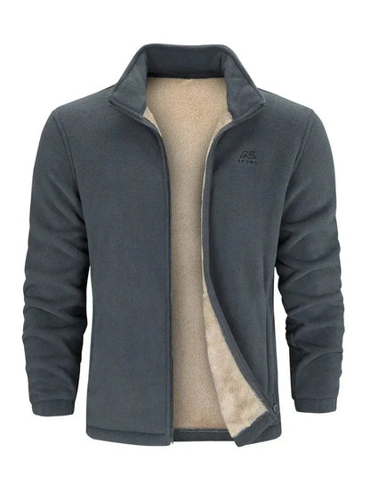 Lined fleece jacket for men – warm and functional