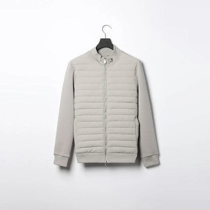 Padded winter jacket with zip – men