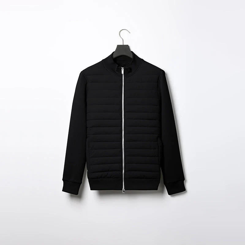 Padded winter jacket with zip – men