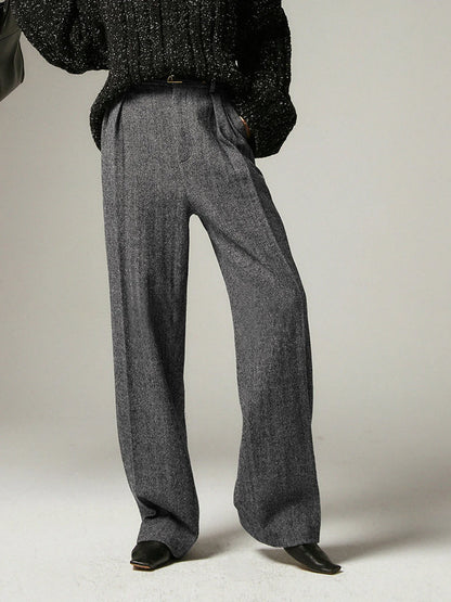 Xenia grey chino pants – women