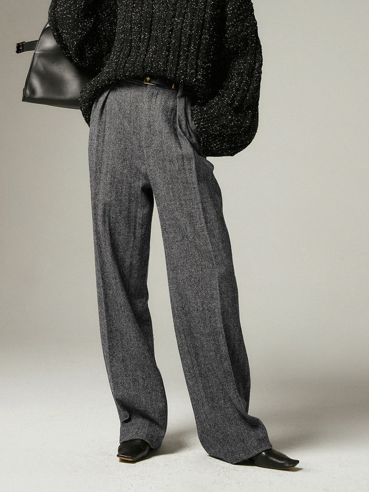Xenia grey chino pants – women