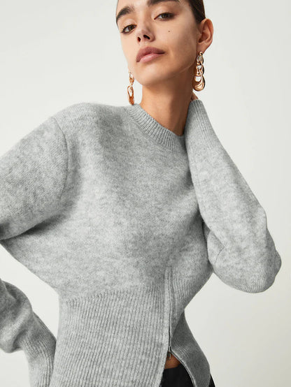 Svenja half-zip pullover – women
