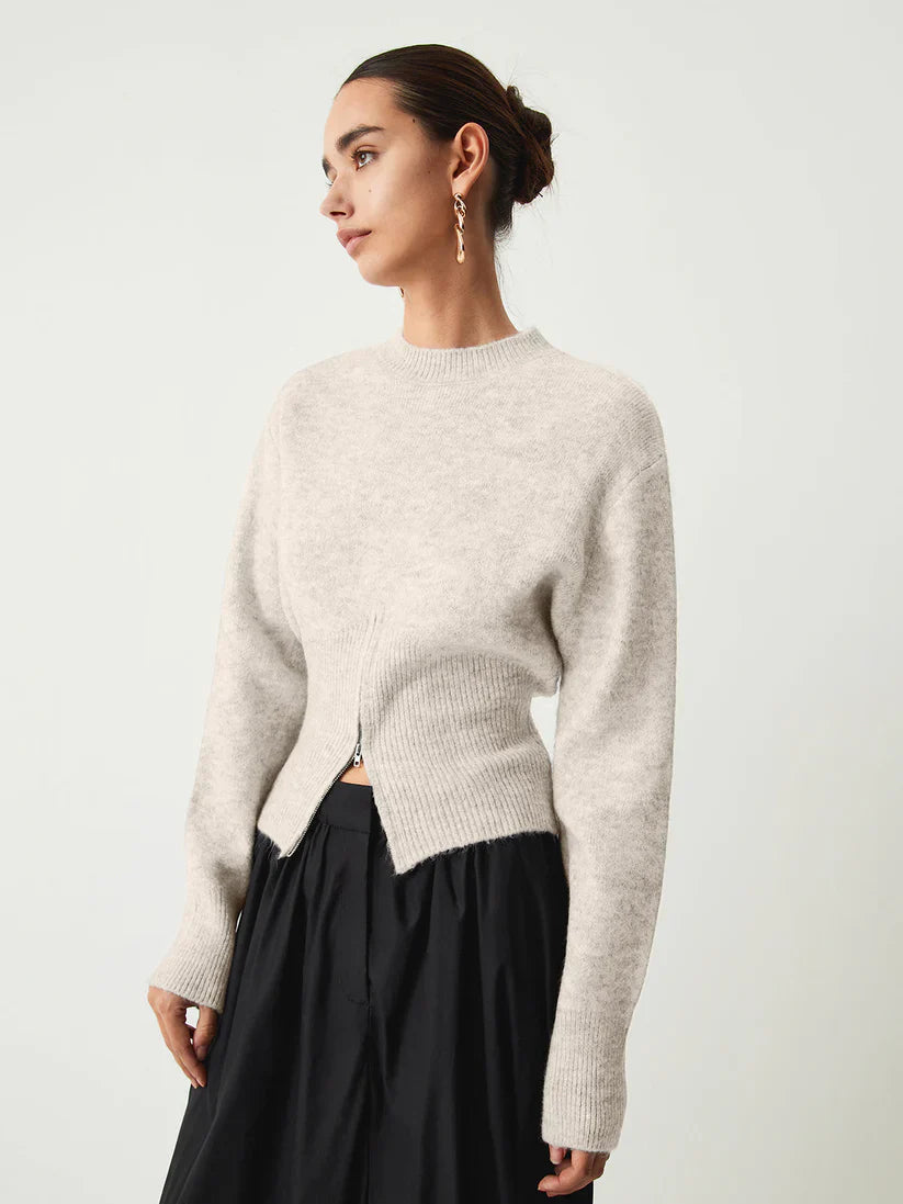 Svenja half-zip pullover – women