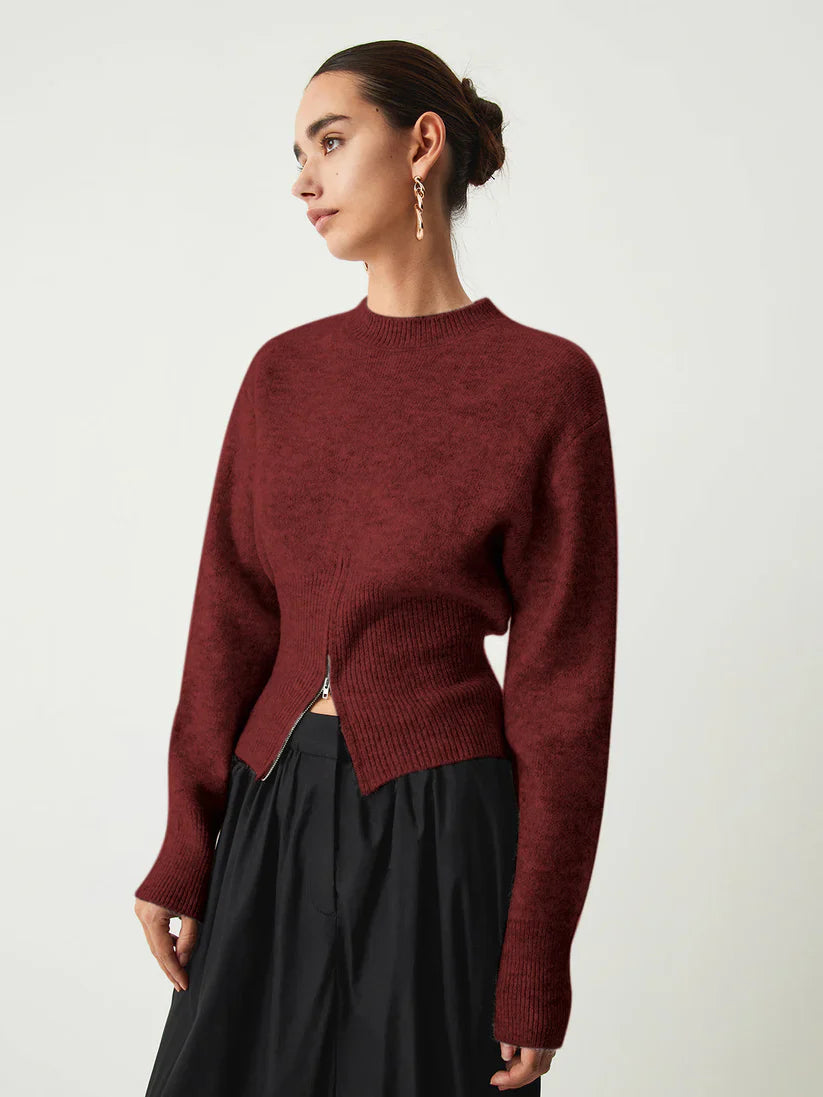 Svenja half-zip pullover – women