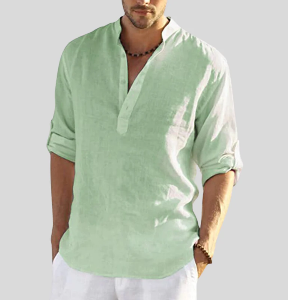 Elegant linen shirt for men - Thomas