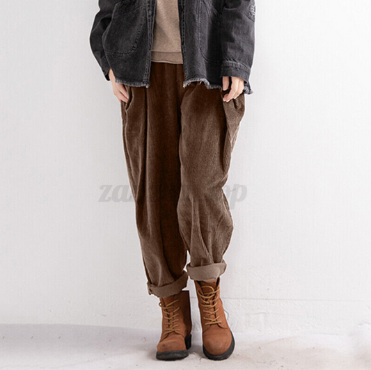 Warm Winter Corduroy Pants