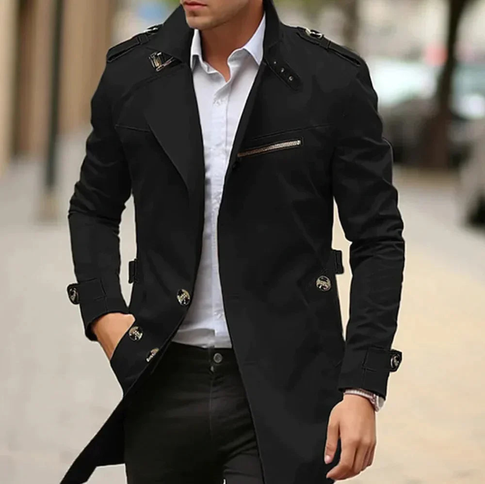 Elegant trench coat for men