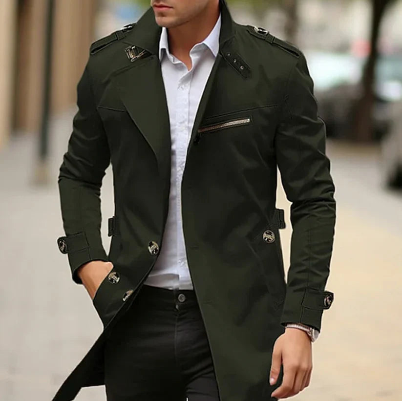 Matthew - elegant spring trench coat for men