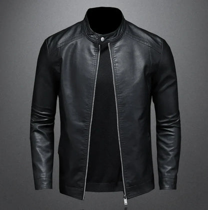 Jasper – sturdy leather jacket in biker style