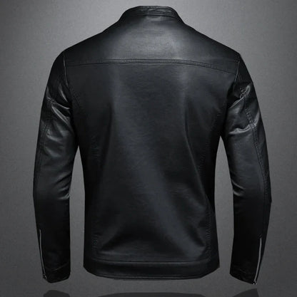 Jasper – sturdy leather jacket in biker style