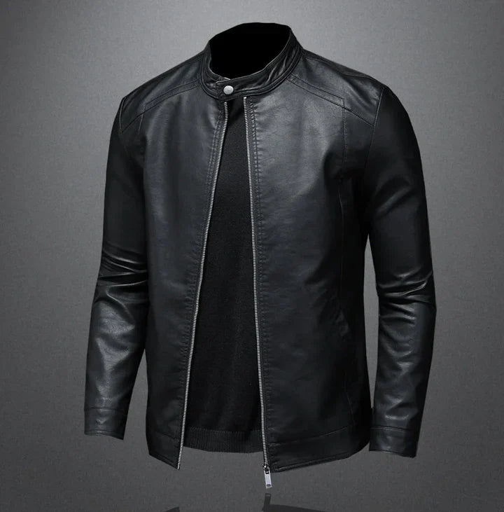Jasper – sturdy leather jacket in biker style
