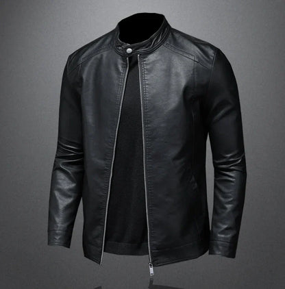 Jasper – sturdy leather jacket in biker style