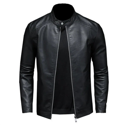 Jasper – sturdy leather jacket in biker style