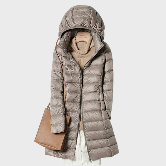 Fashion Street | Stylish Long Down Waterproof Jacket for Women