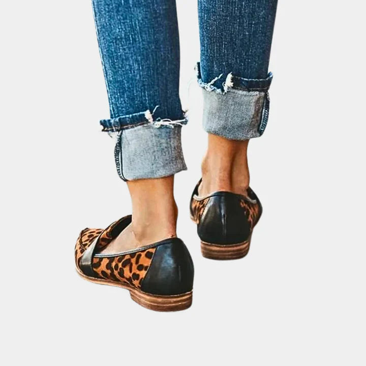Women’s suede-look slip-on loafers – women