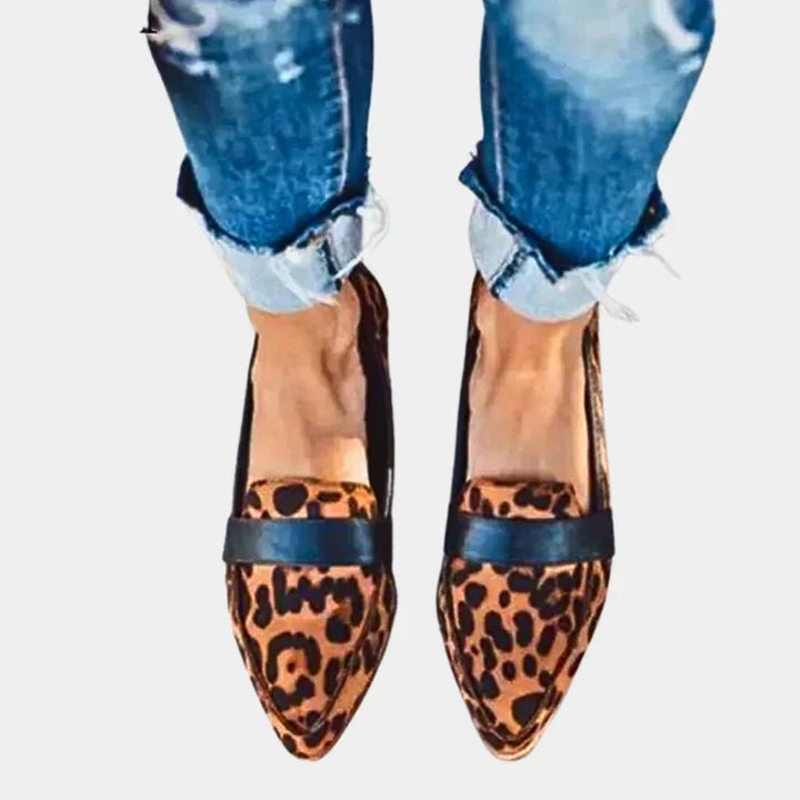 Women’s suede-look slip-on loafers – women