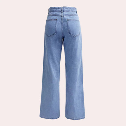 Emma high-waist straight-leg jeans