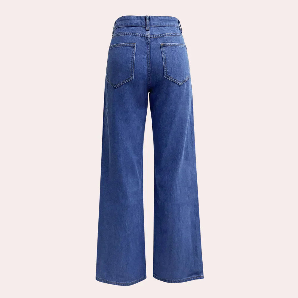 Emma high-waist straight-leg jeans