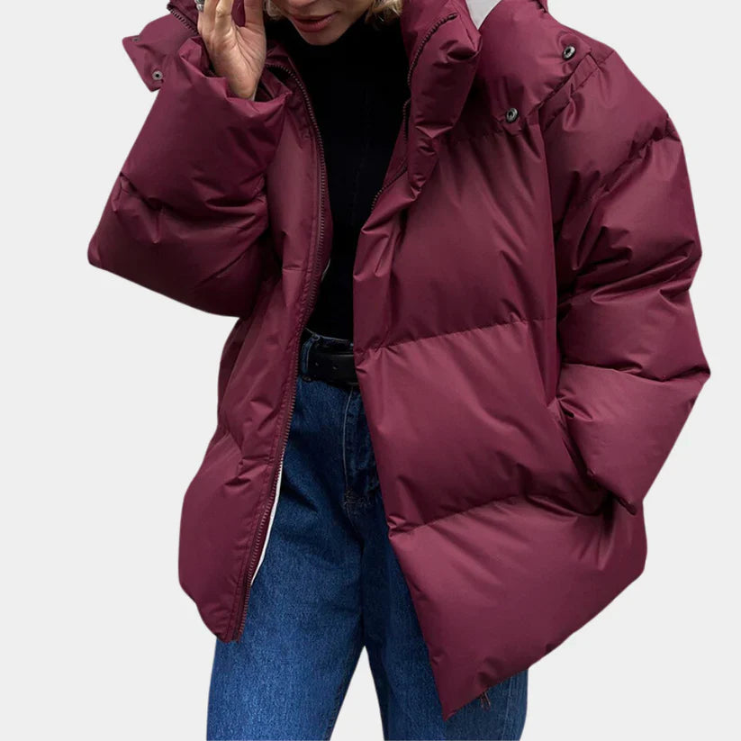Ingrid – oversized puffer jacket with water-repellent surface