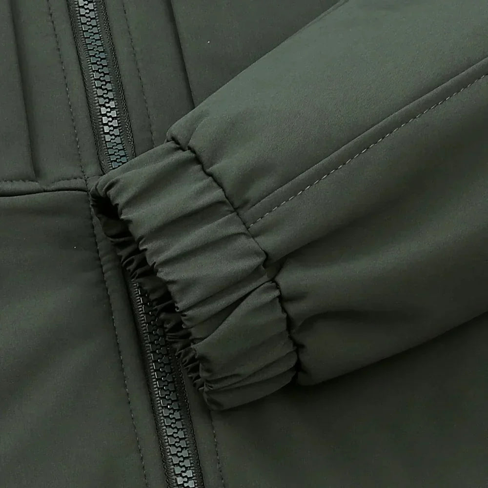 Men's fleece outdoor softshell jacket