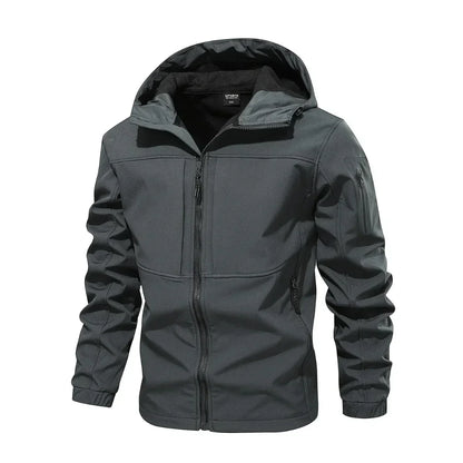 Men's fleece outdoor softshell jacket