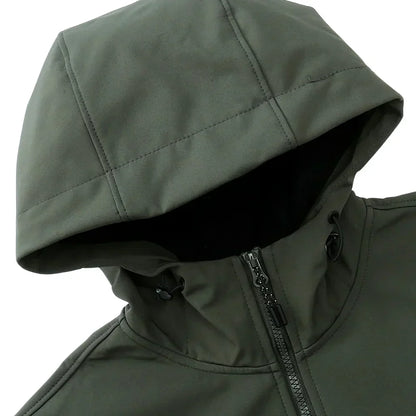 Men's fleece outdoor softshell jacket