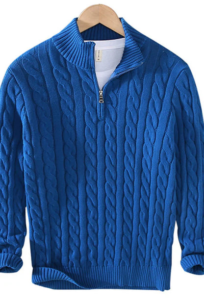 Anton - half zip sweater