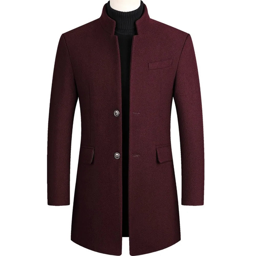 Tyron | Formal Men's Coat With Standing Collar