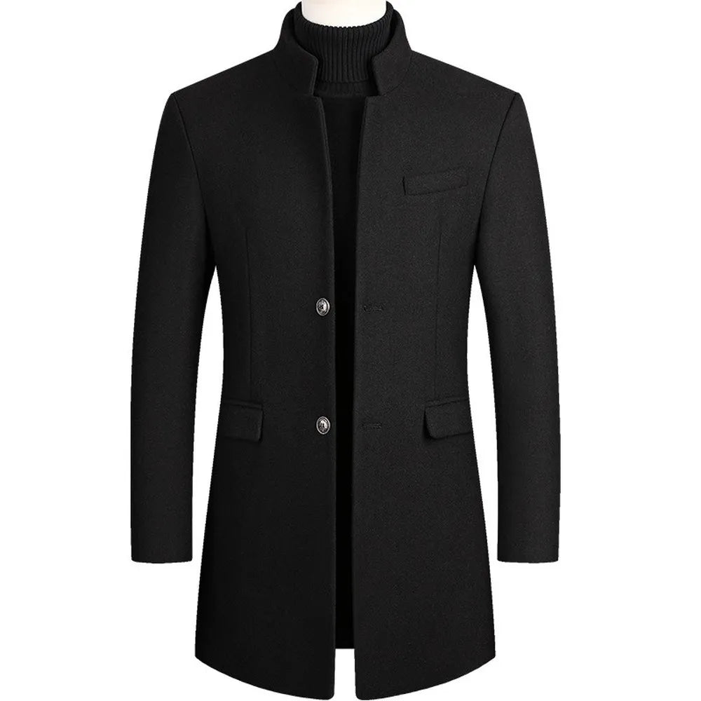 Tyron | Formal Men's Coat With Standing Collar