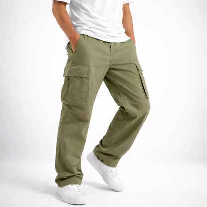 Men’s cargo pants relaxed fit with utility pockets – men