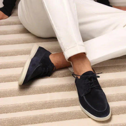 Men's suede loafers classic and comfortable