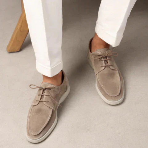 Men's suede loafers classic and comfortable