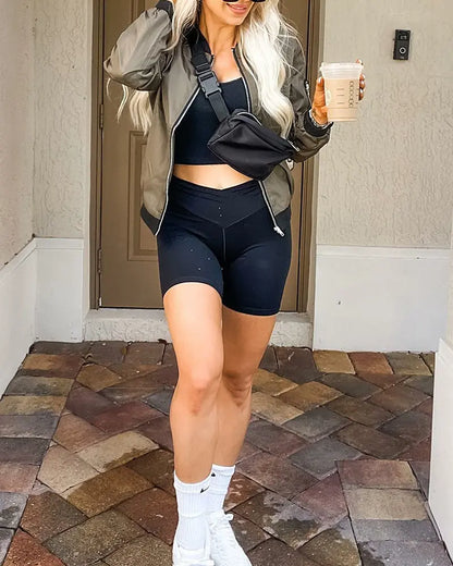 Lia classic bomber jacket for women – urban & timeless