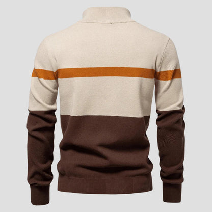 Men's cotton sweater, classic and comfortable