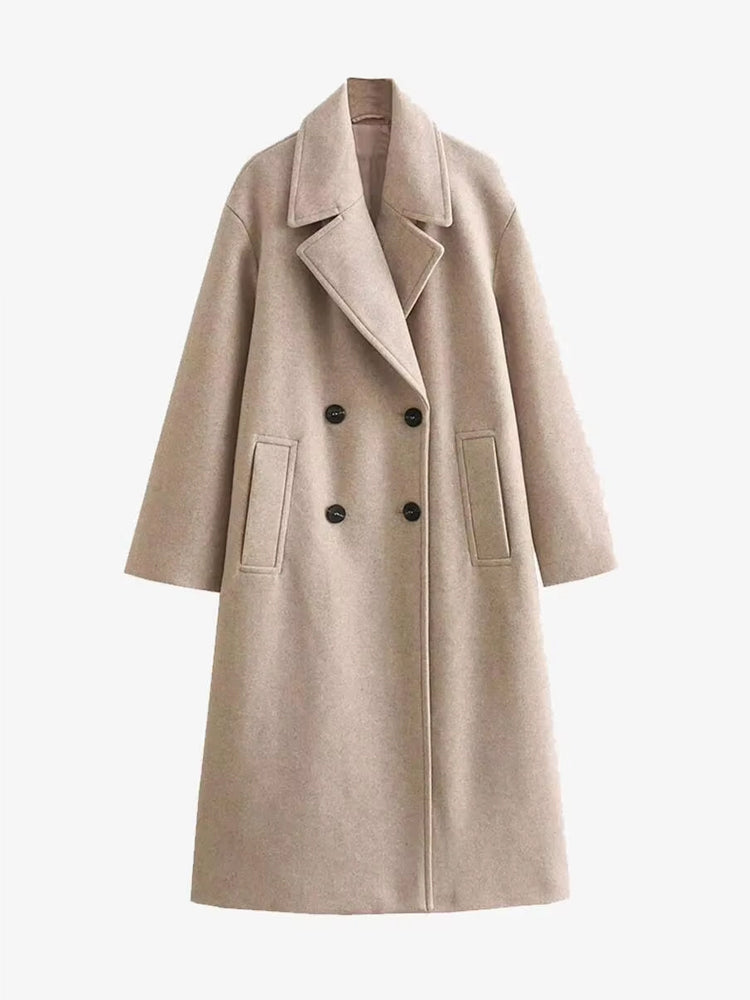 Myla | Elegant Wool Trench Coat