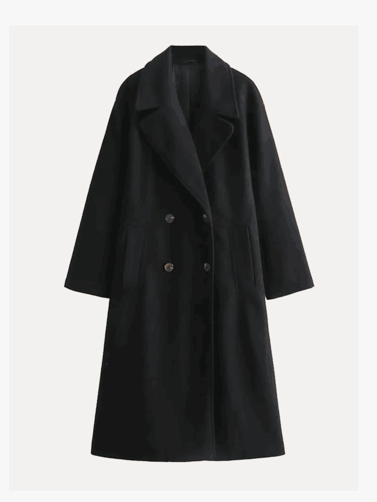 Myla | Elegant Wool Trench Coat