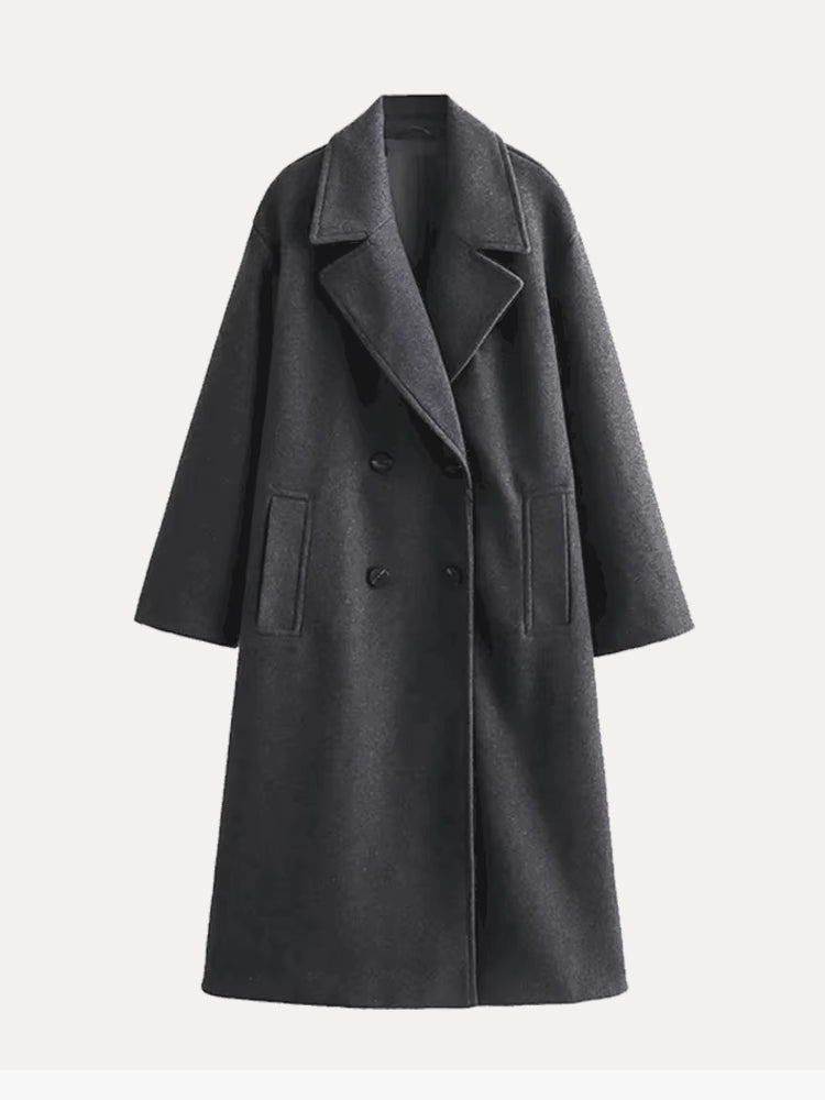 Myla | Elegant Wool Trench Coat