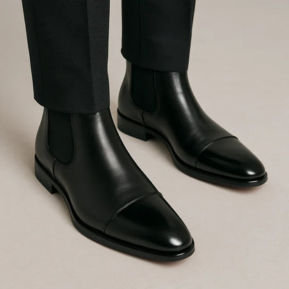 Myco leather chelsea boots – men